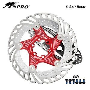 PRO 6-Bolt Brake Disc BrakeDisc Rotor Floating Cooling Heat Dissipation MTB/Bike